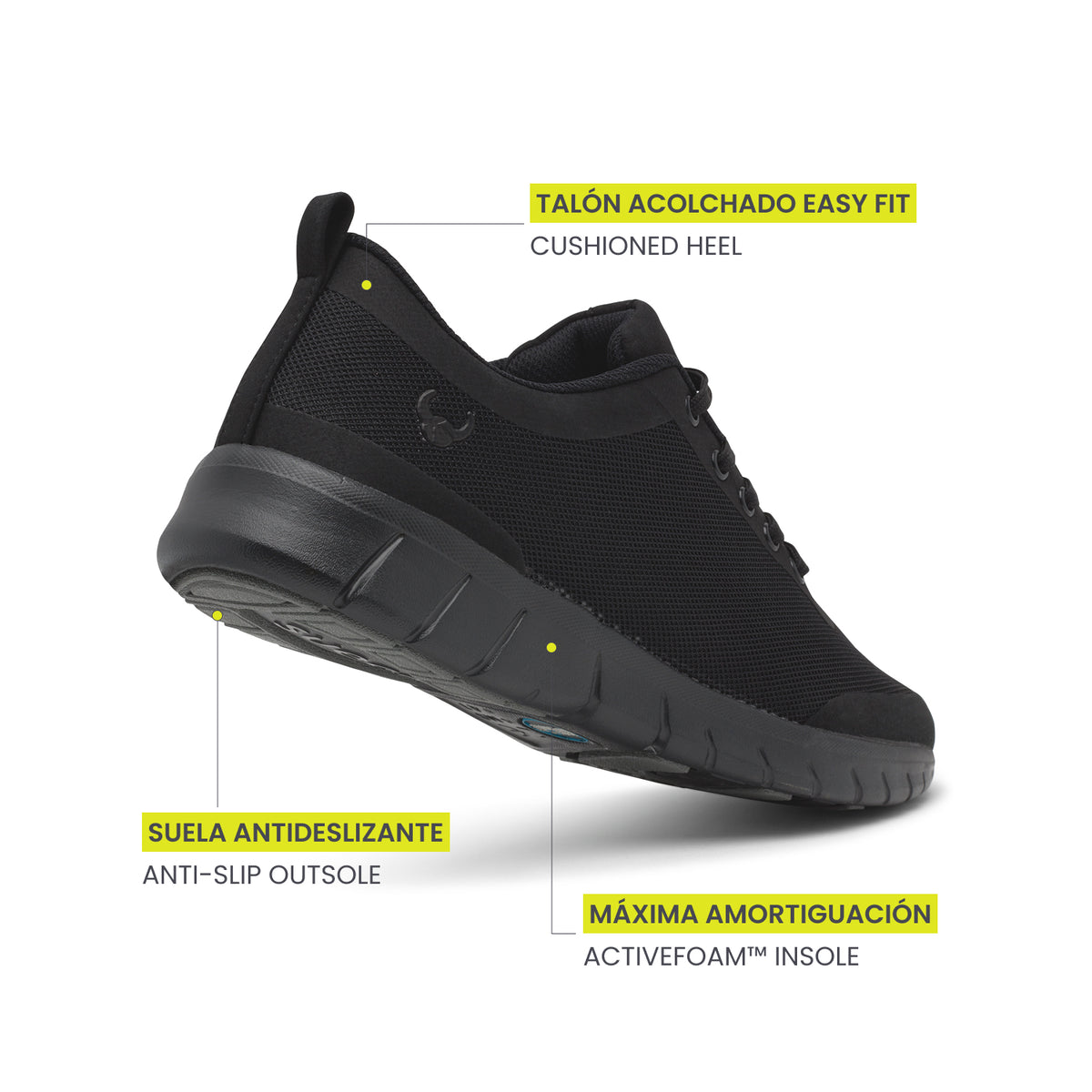 Zapatillas Alma Classic Negro