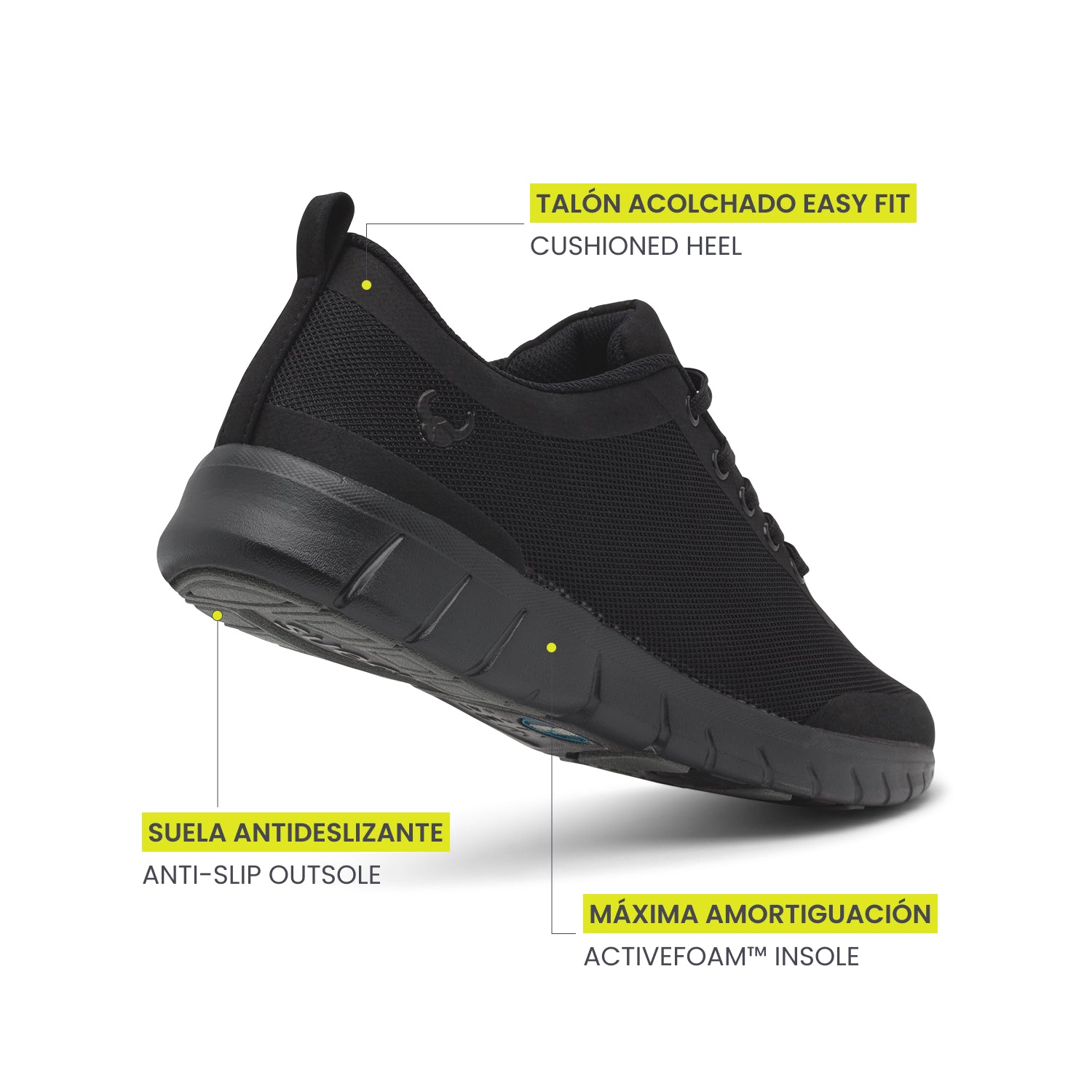 Zapatillas Alma Classic Negro