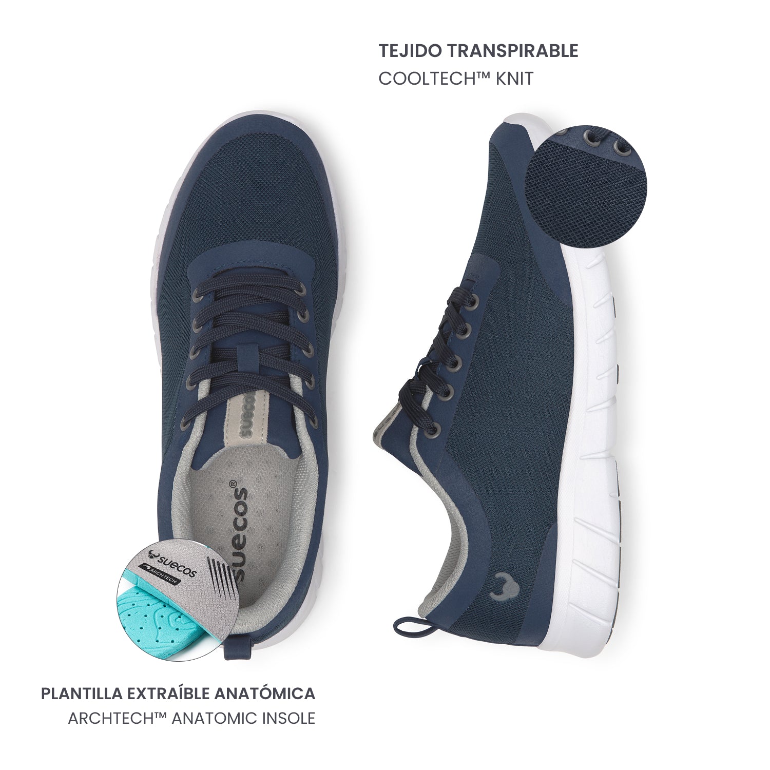 Zapatillas Alma Classic Azul Marino