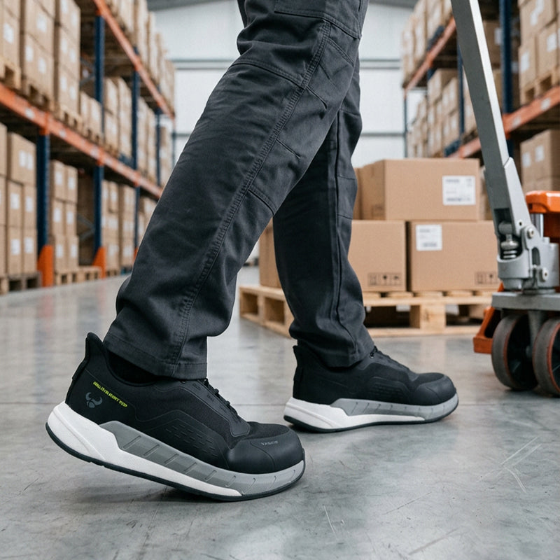 Zapatillas Asgard Safety  Blanco Negro