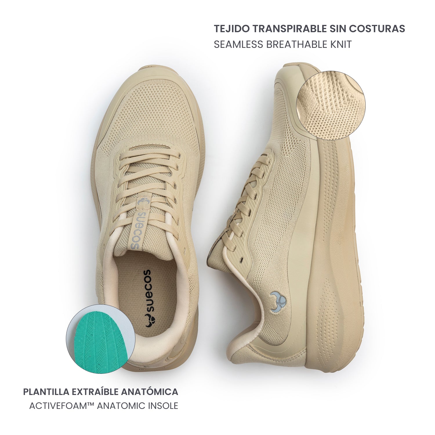 Zapatillas Aura Beige