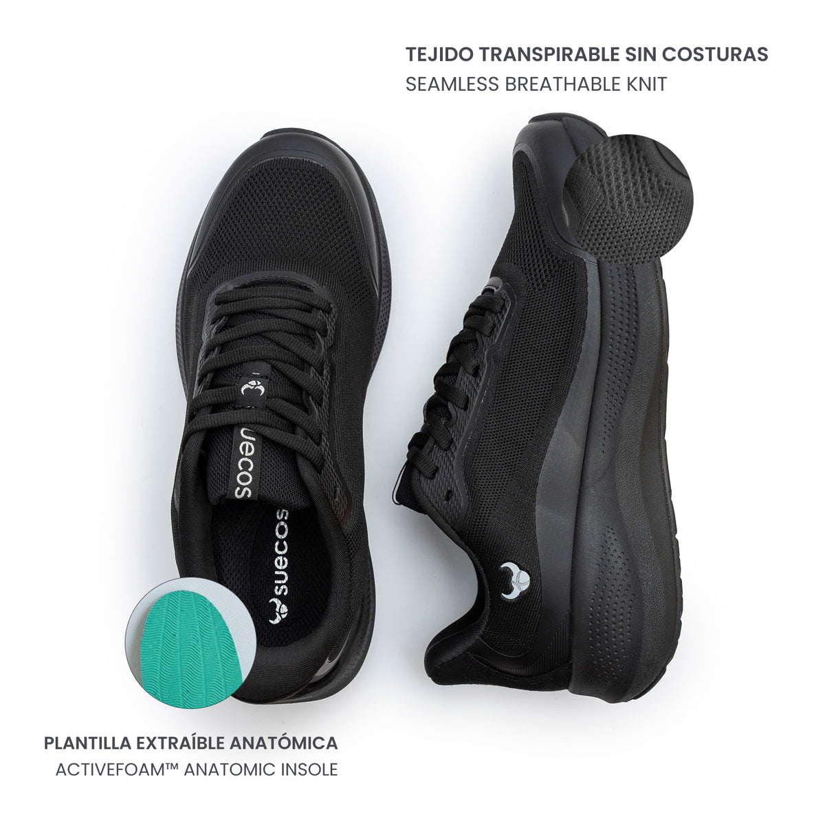 Zapatillas Aura Negro