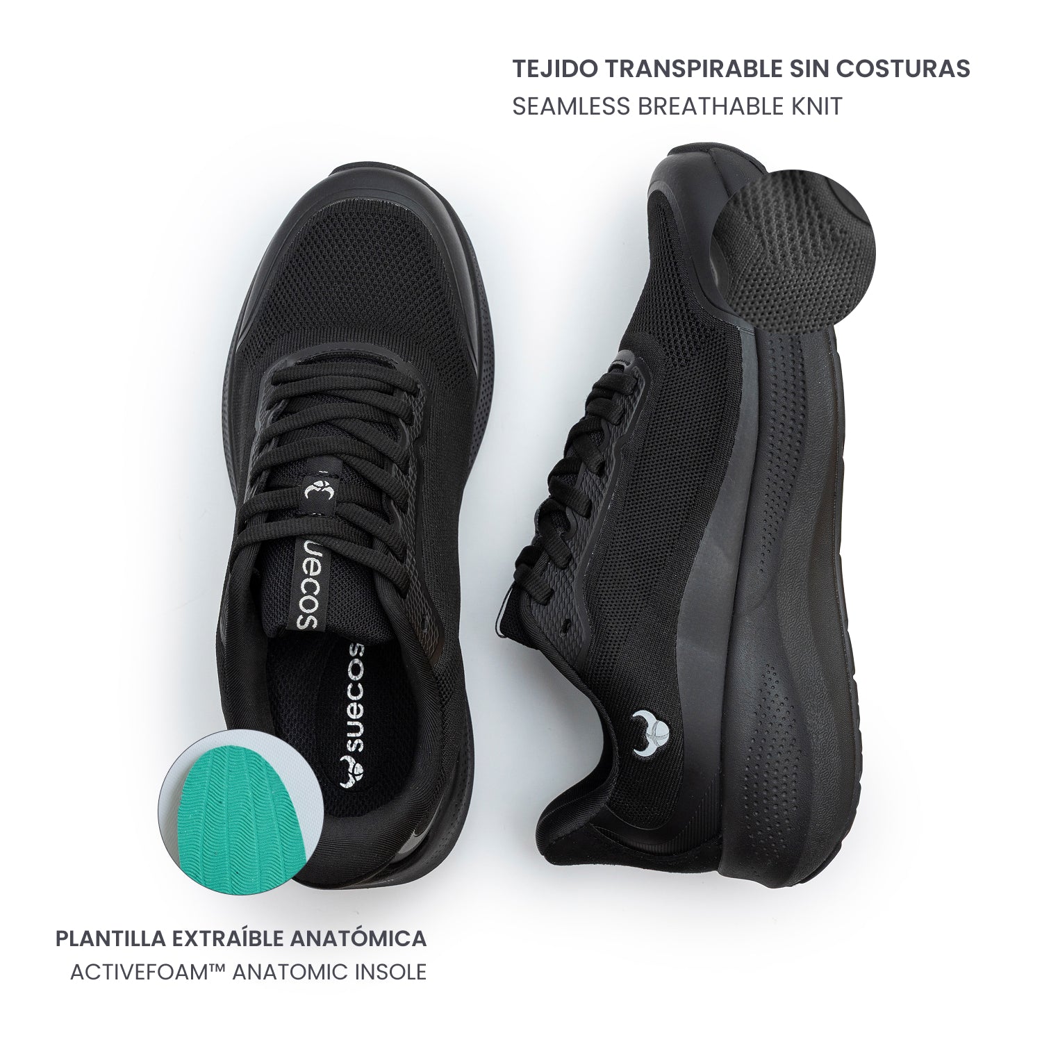 Zapatillas Aura Negro