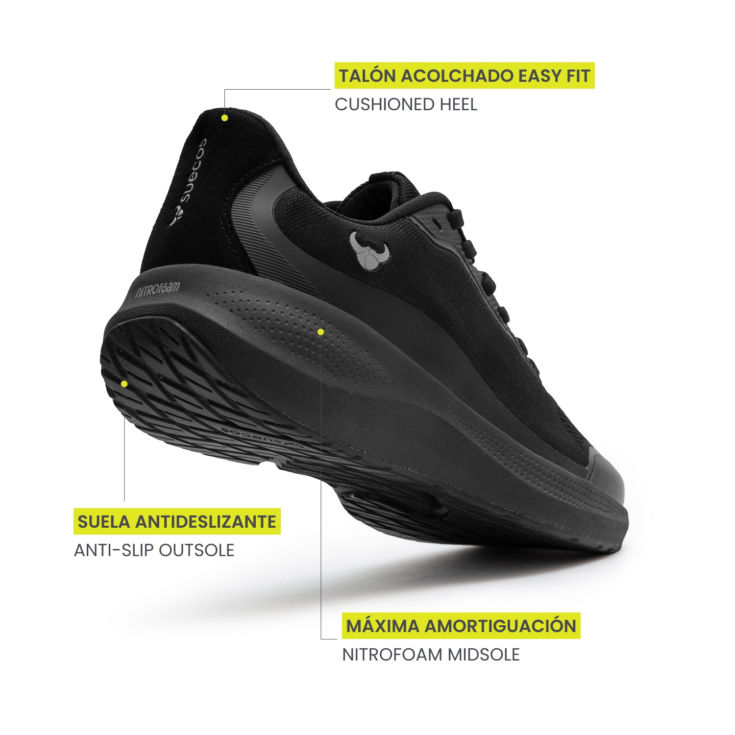 Zapatillas Aura Negro