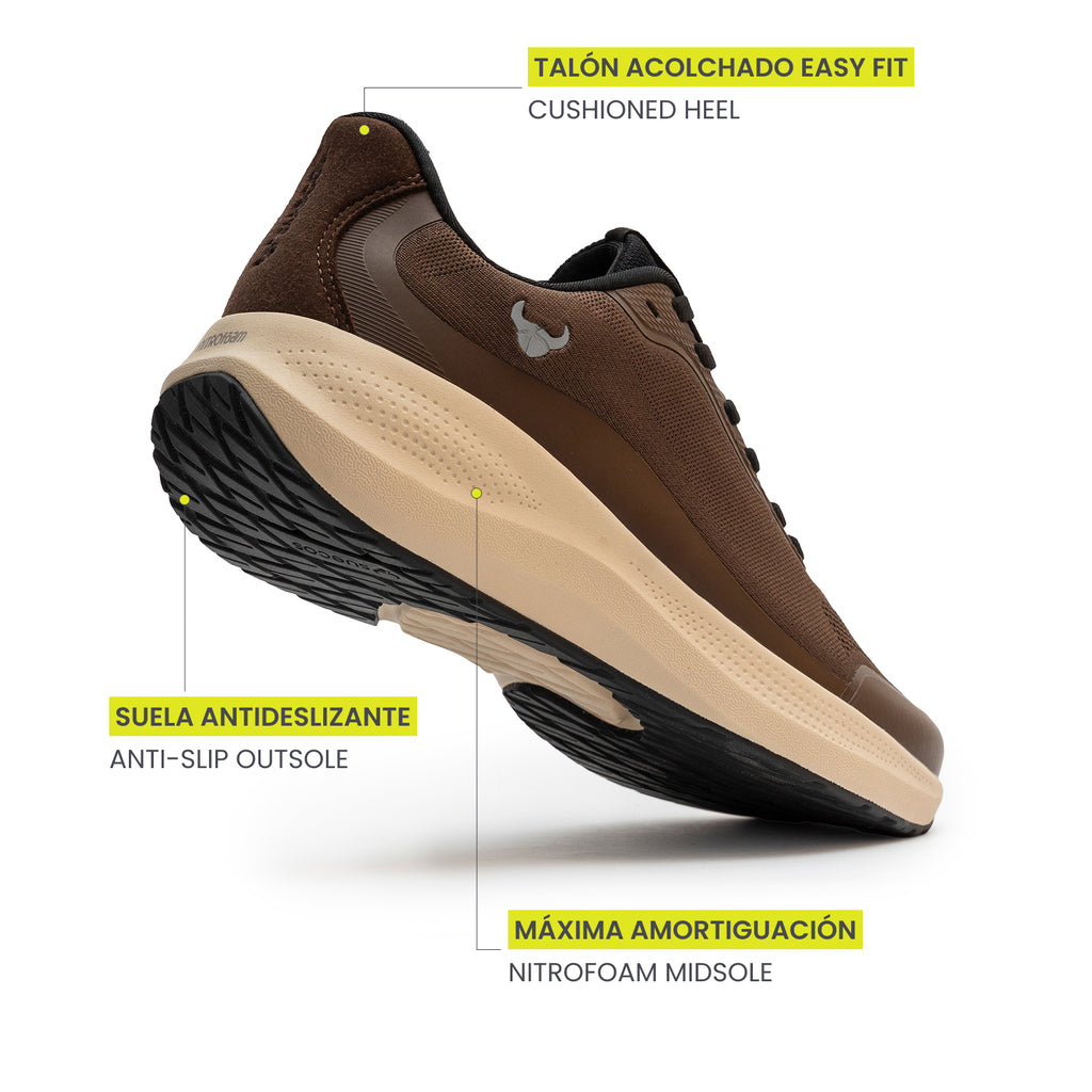 Zapatillas Aura Marrón