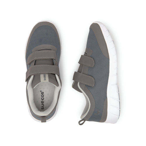 Zapatillas Alma Velcro Gris