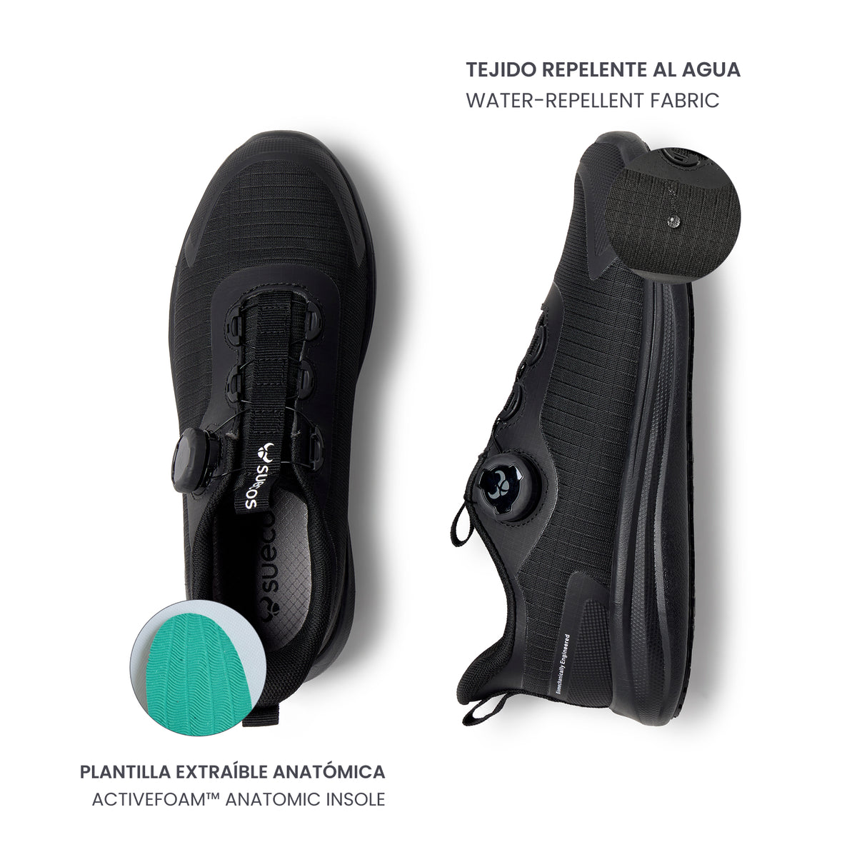 Zapatillas Hast Negro