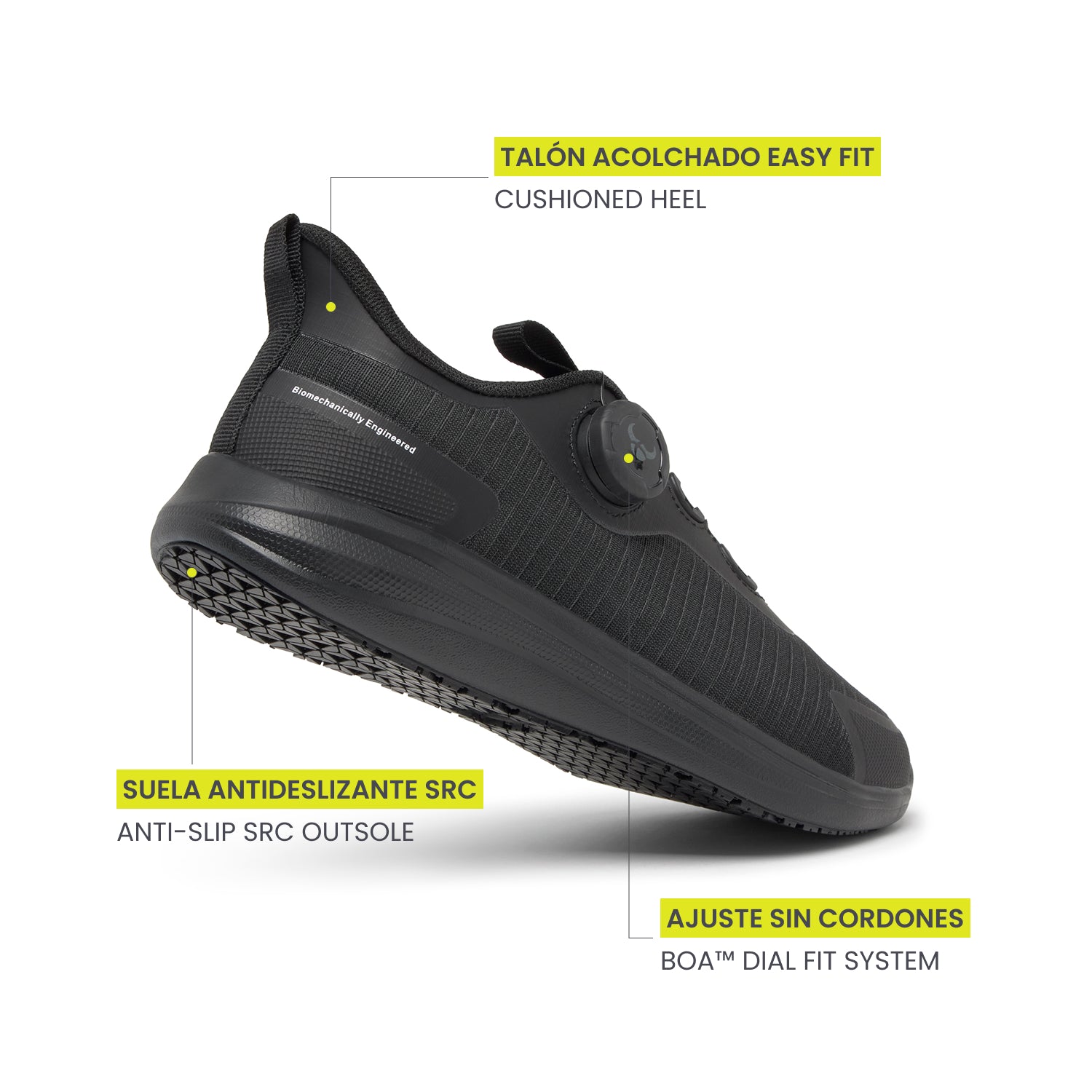 Zapatillas Hast Negro