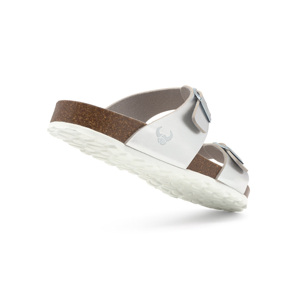 Sandalias Iris Metalizadas Plata