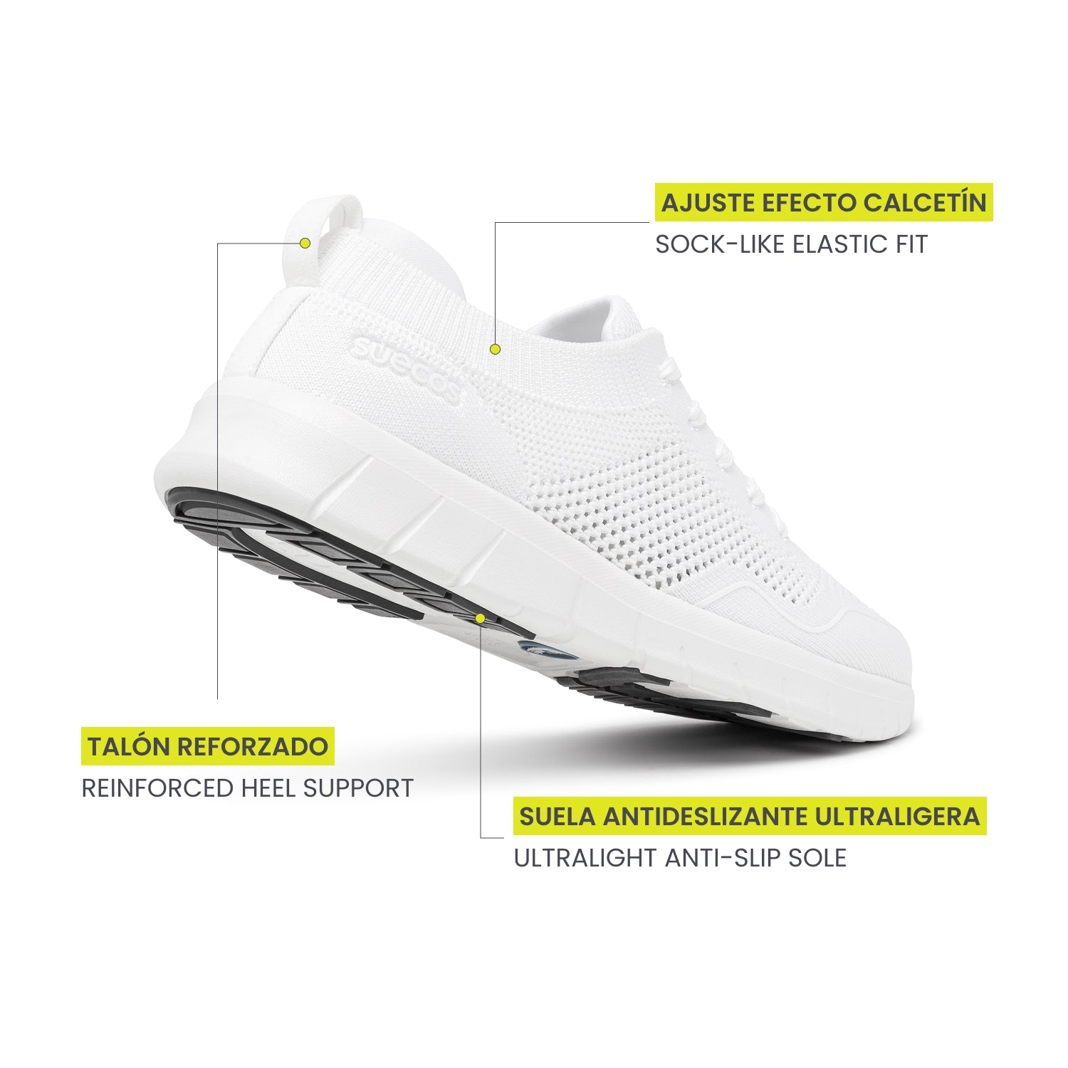 Zapatillas Lätt Blanco