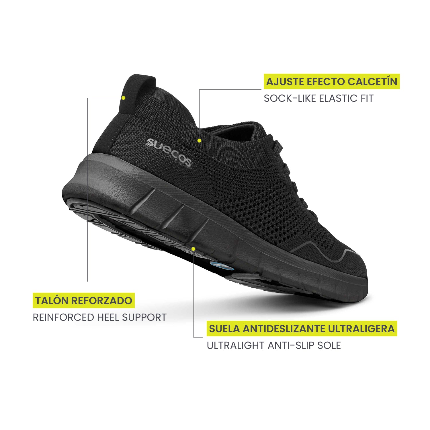 Zapatillas Lätt Negro