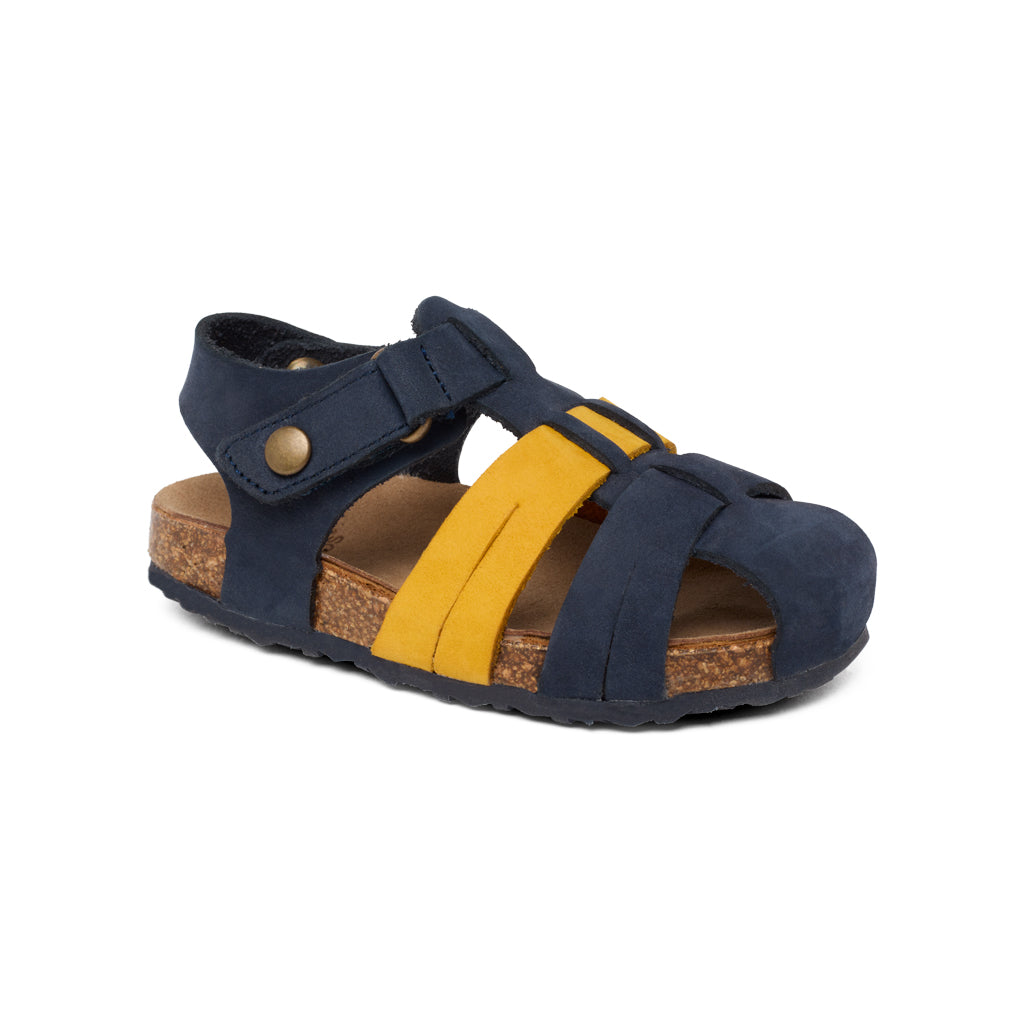Sandalias Liten Azul y Amarillo