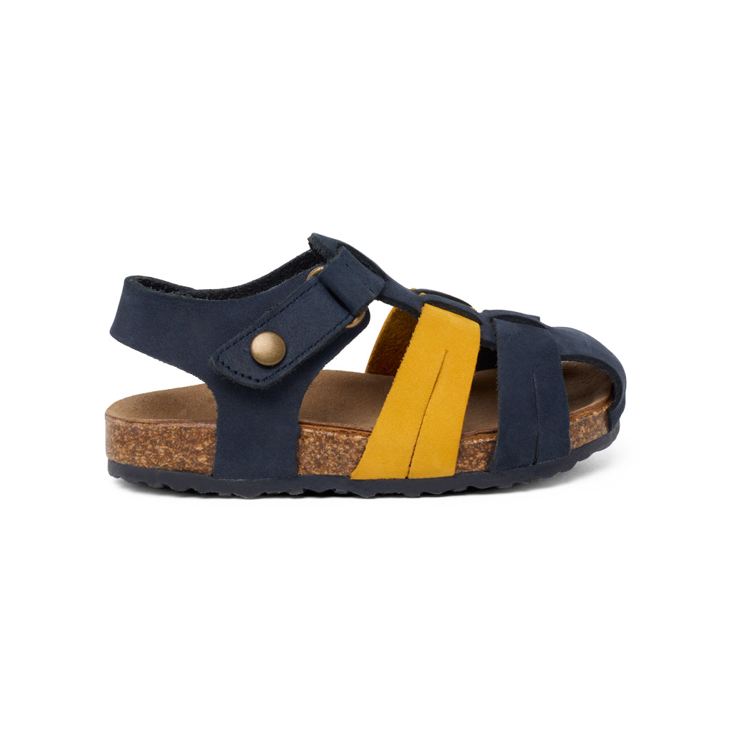 Sandalias Liten Azul y Amarillo