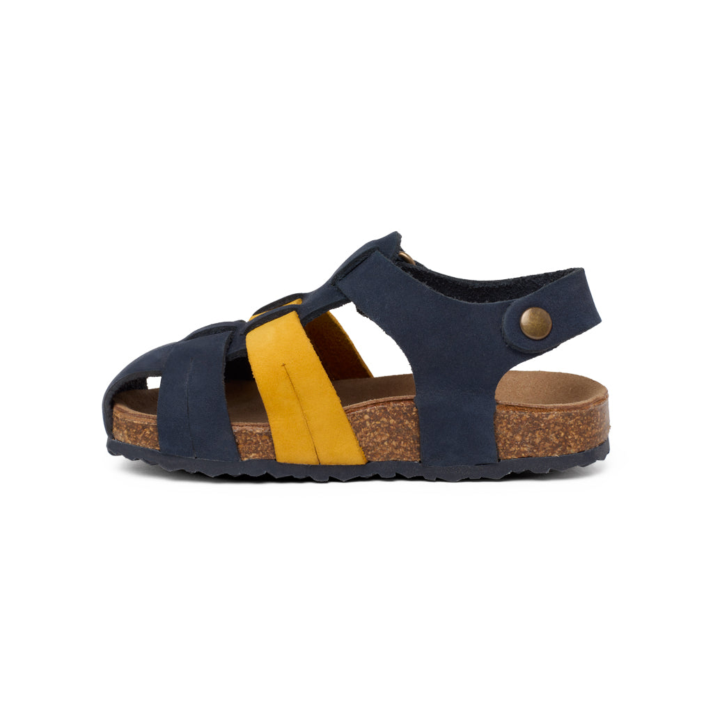 Sandalias Liten Azul y Amarillo