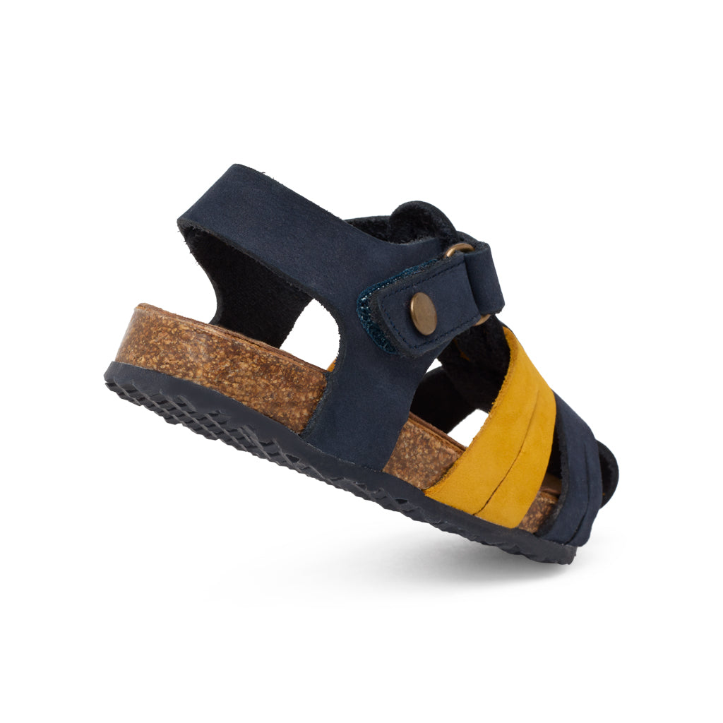Sandalias Liten Azul y Amarillo
