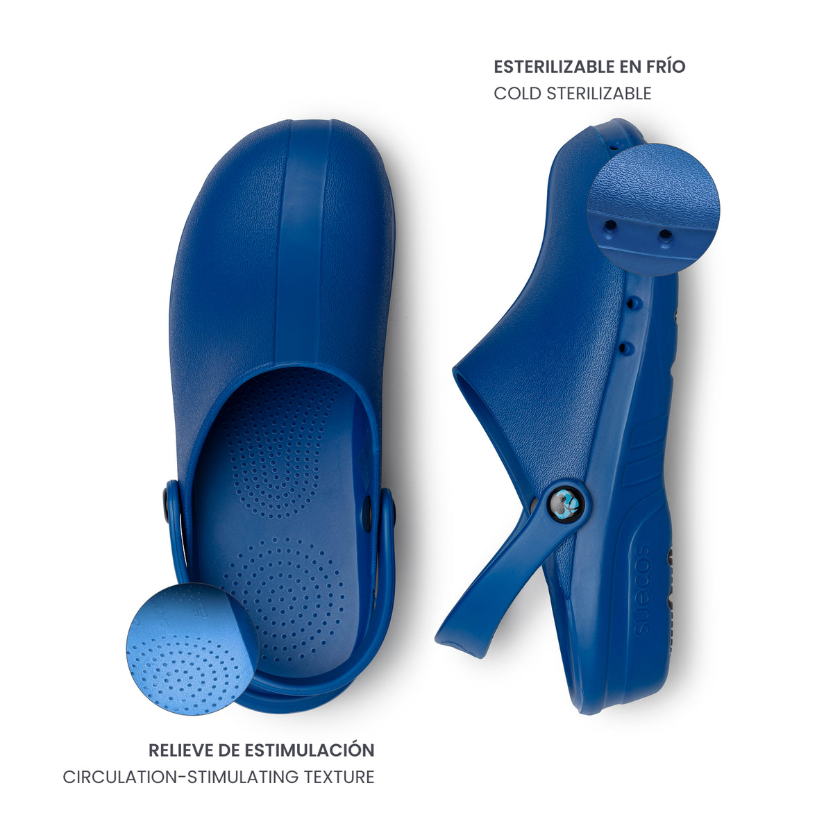 Zuecos Oden+ Azul