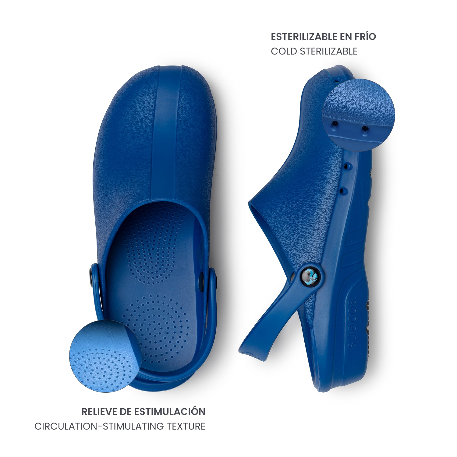 Zuecos Oden+ Azul