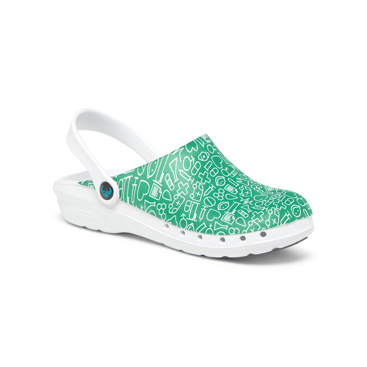 Zuecos Oden+ Print Verde