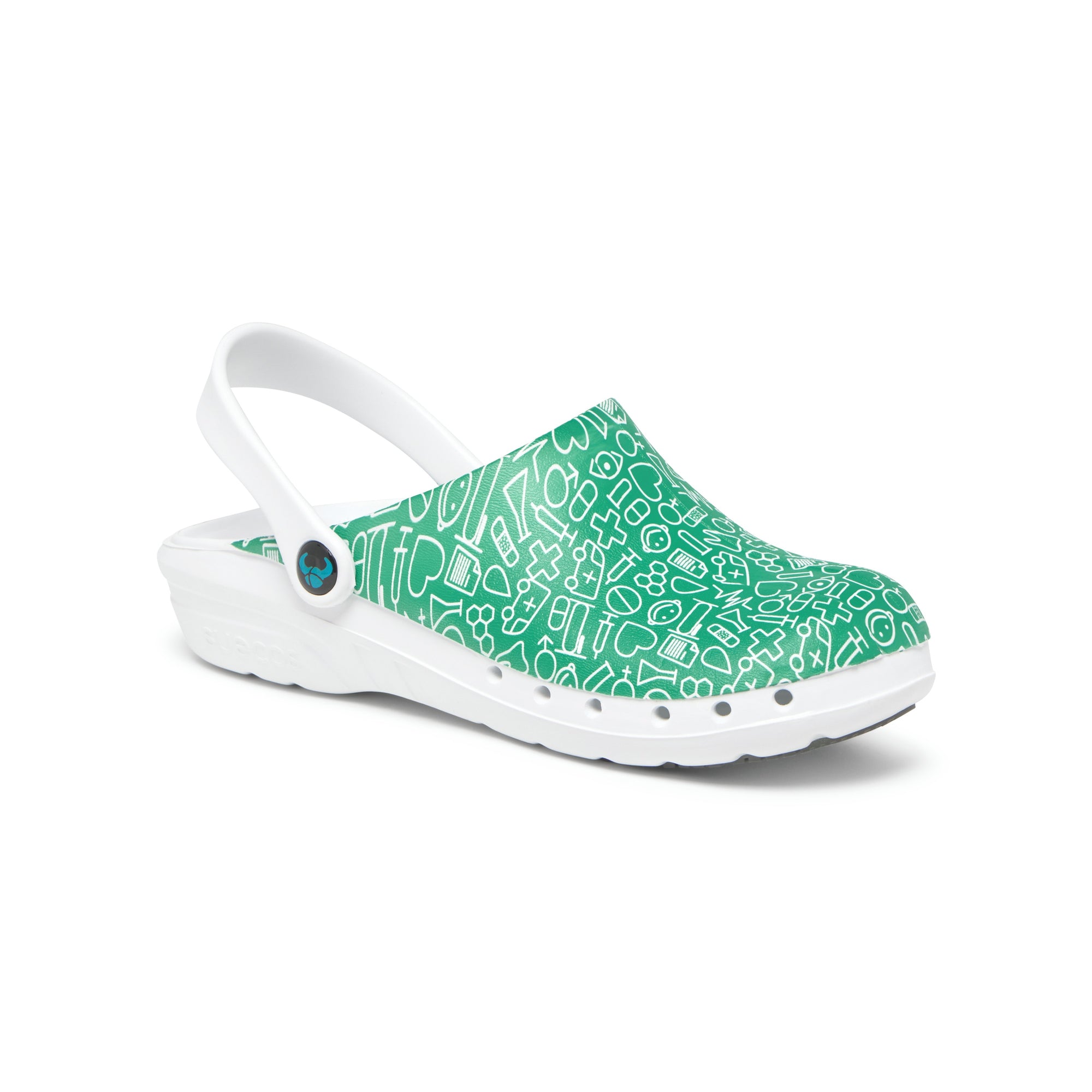 Zuecos Oden+ Print Verde