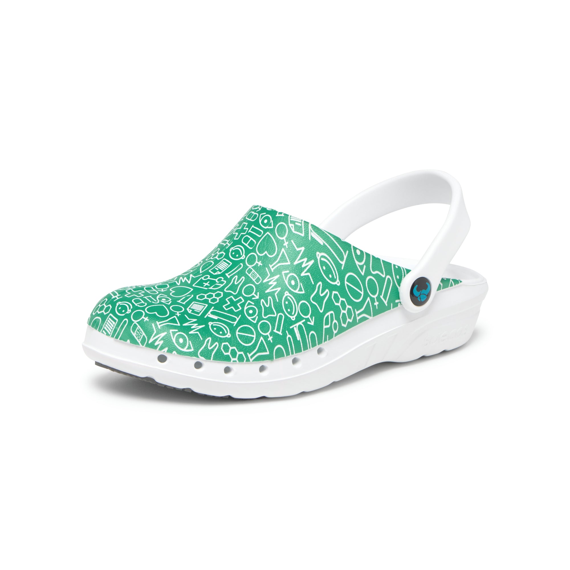 Zuecos Oden+ Print Verde