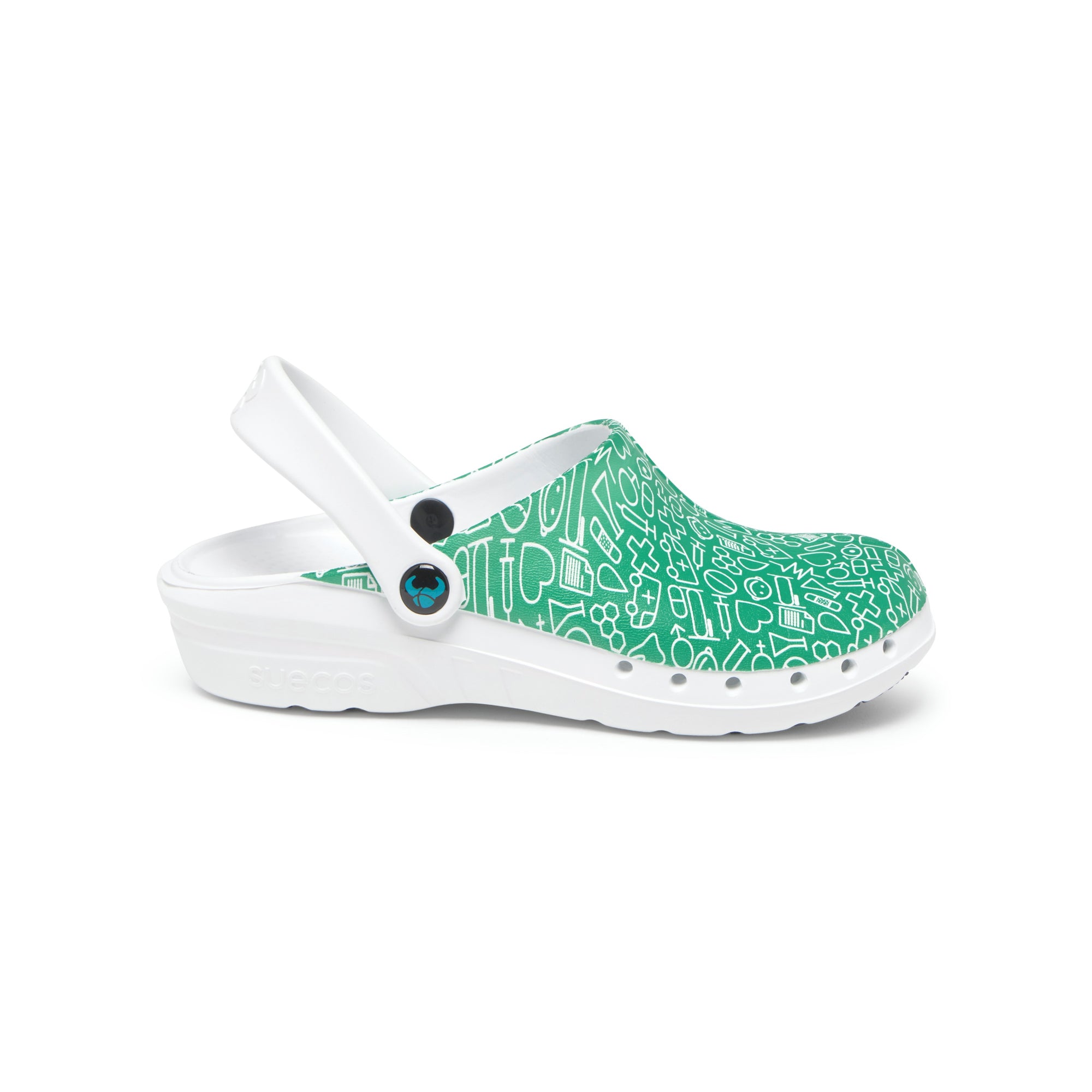 Zuecos Oden+ Print Verde