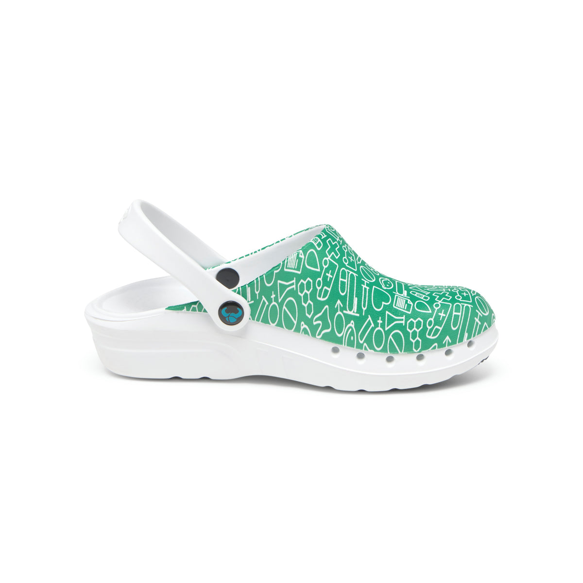 Zuecos Oden+ Print Verde