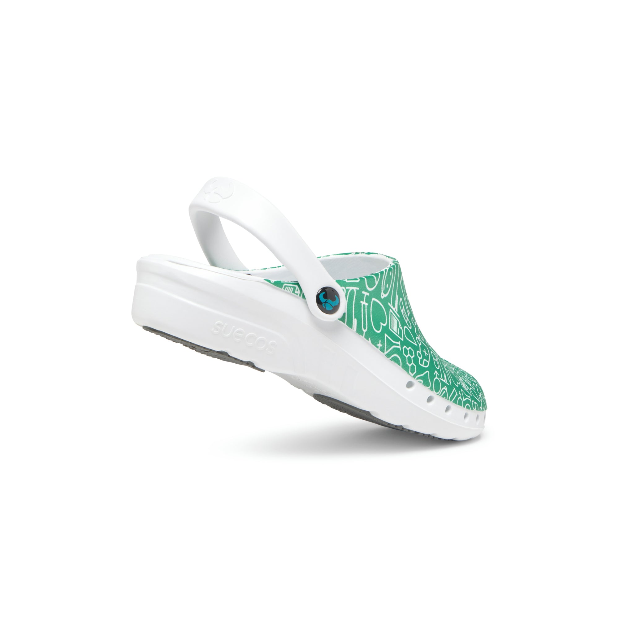 Zuecos Oden+ Print Verde