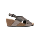 Sandalias Ros Soft Gris Metalizado