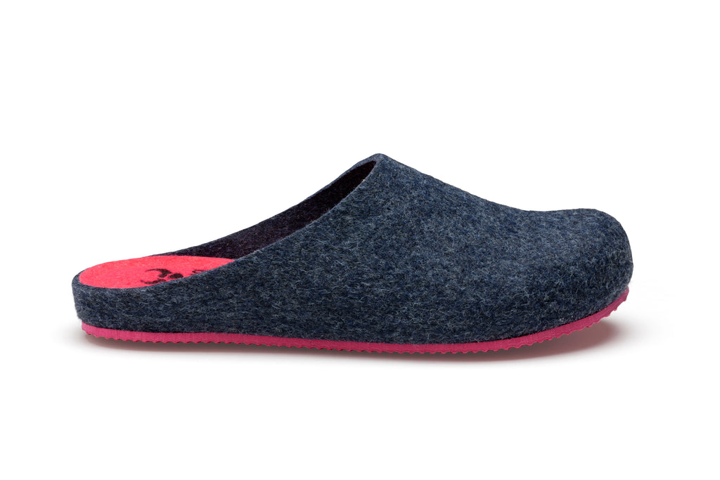 Zapatillas Sansa Azul Marino y Rosa