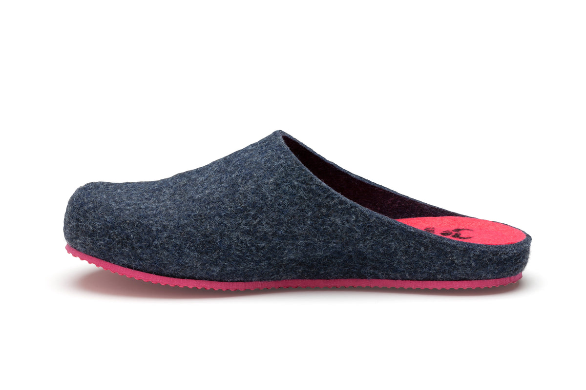 Zapatillas Sansa Azul Marino y Rosa