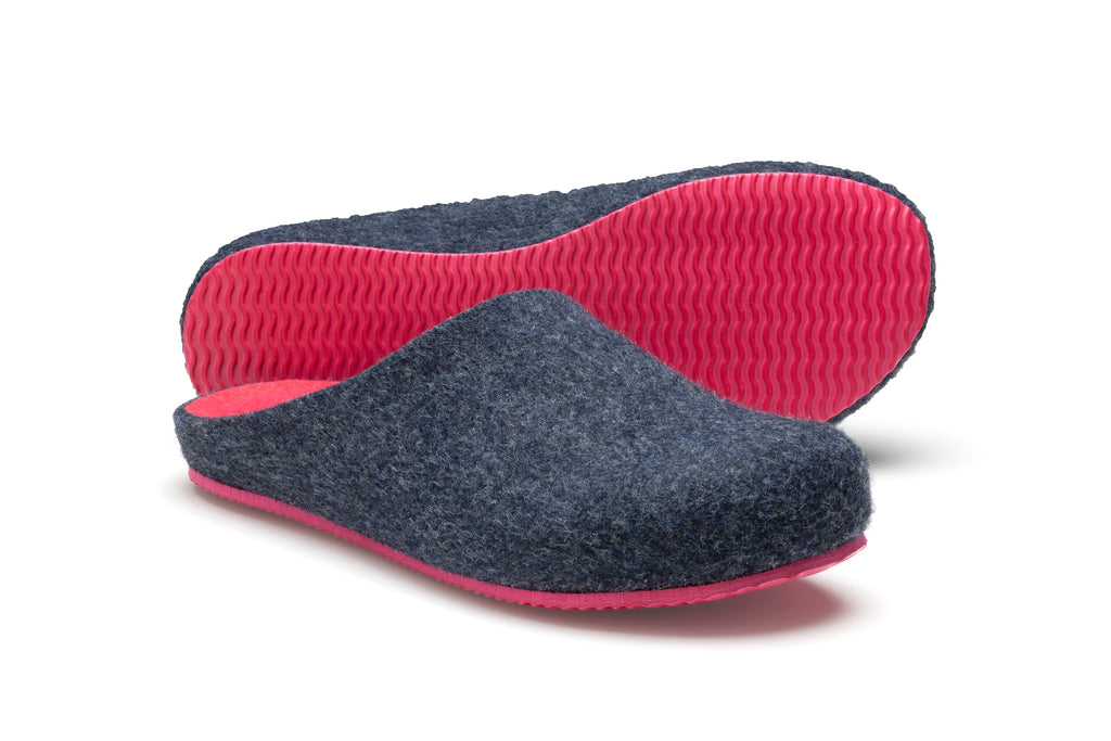 Zapatillas Sansa Azul Marino y Rosa
