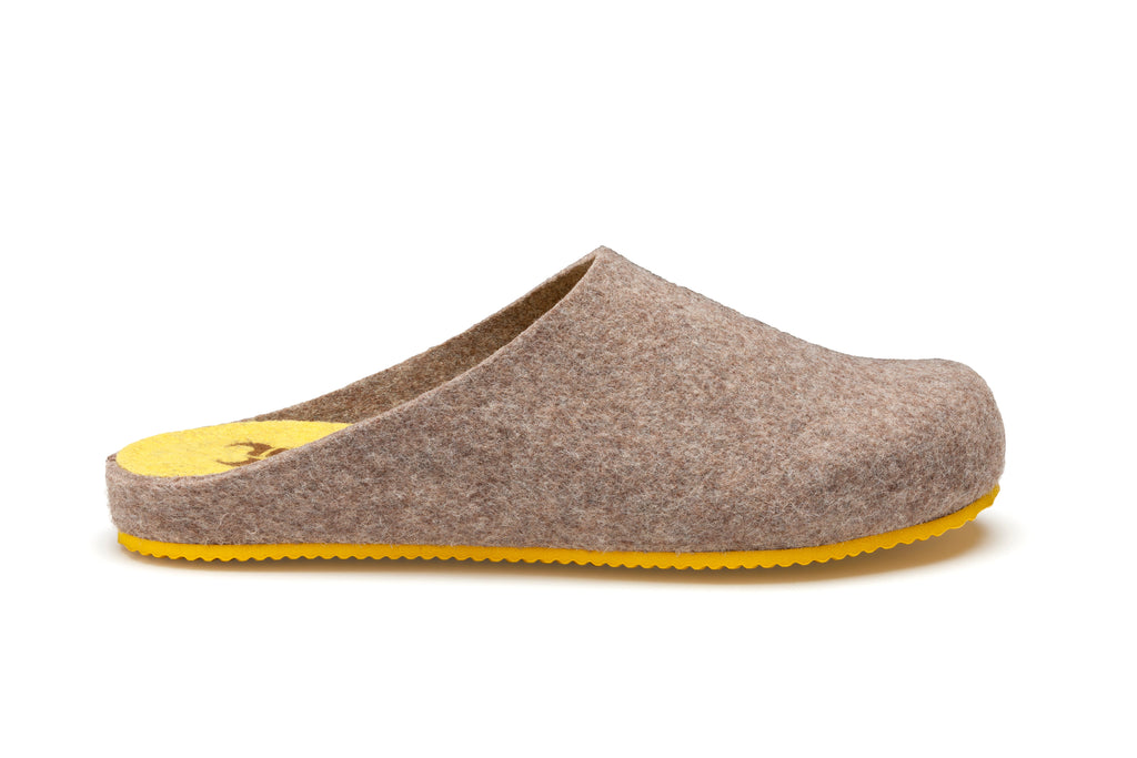 Zapatillas Sansa Nuez y Amarillo