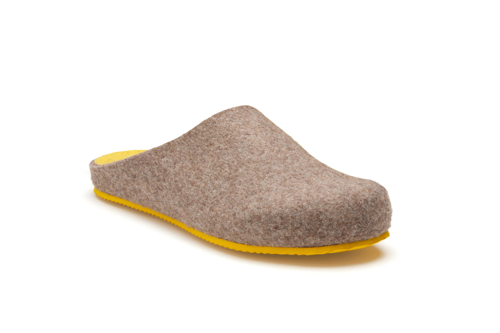 Zapatillas Sansa Nuez y Amarillo