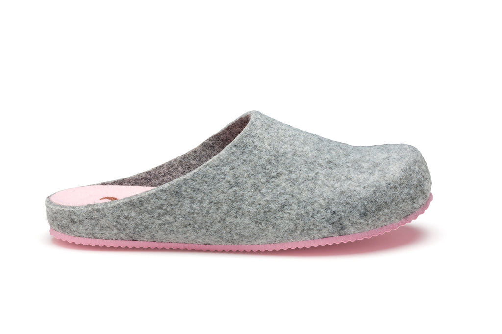 Zapatillas Sansa Gris y Rosa