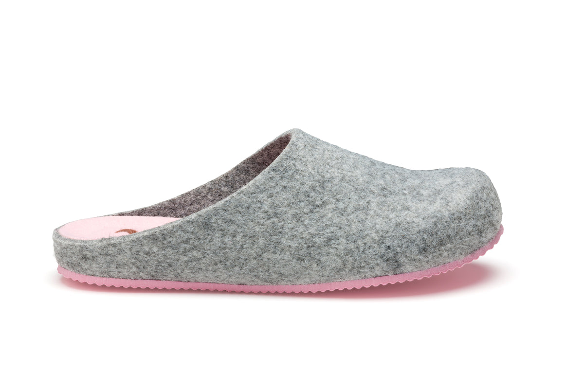 Zapatillas Sansa Gris y Rosa