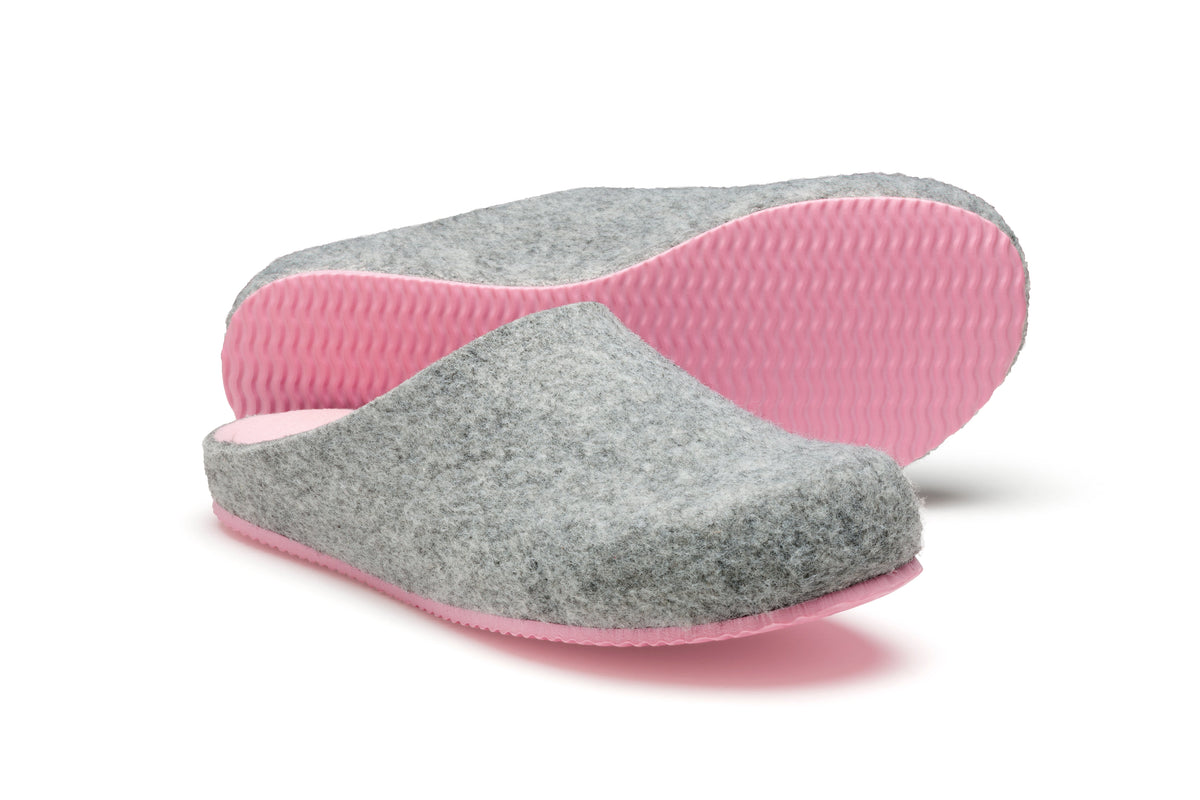 Zapatillas Sansa Gris y Rosa