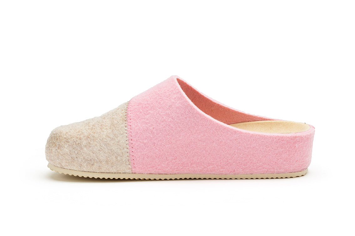 Zapatillas Sansa Cuña Rosa