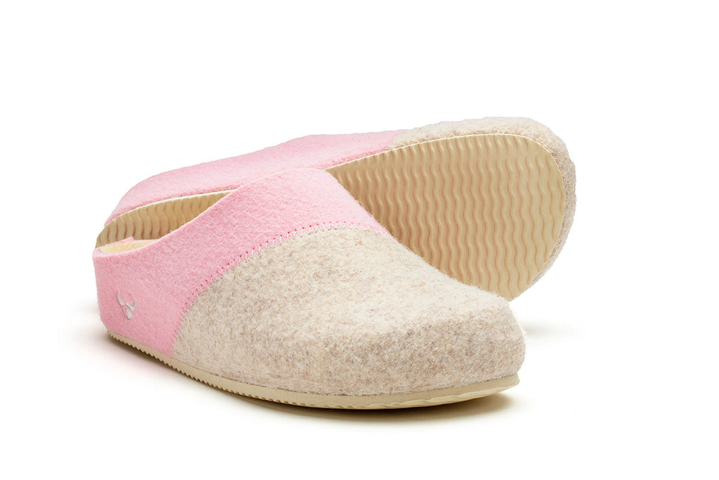 Zapatillas Sansa Cuña Rosa
