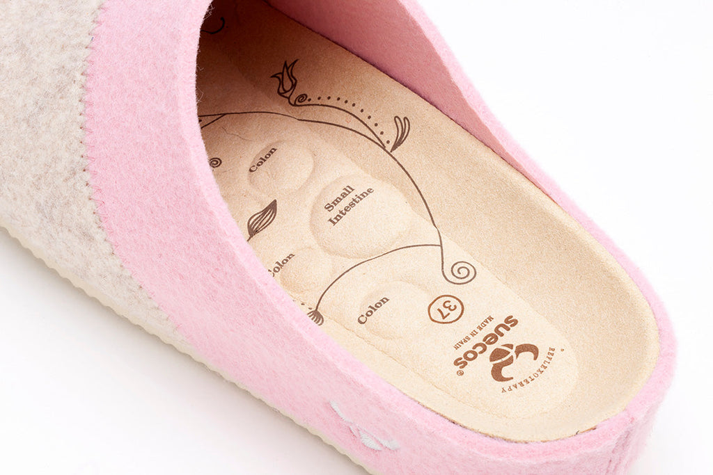 Zapatillas Sansa Cuña Rosa