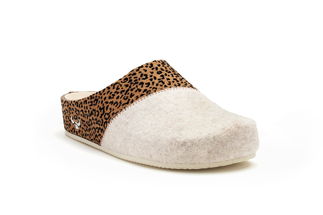 Zapatillas Sansa Cuña Leopardo