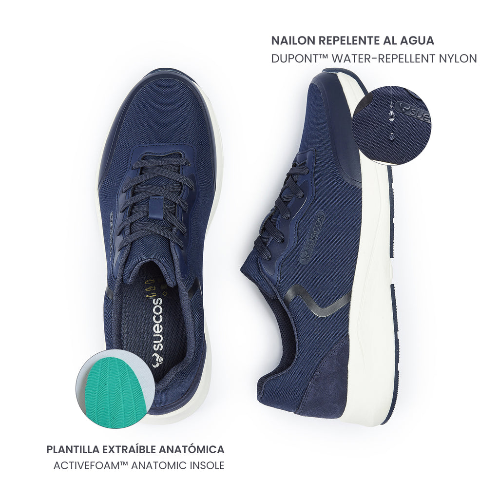 Zapatillas Vinter Azul Marino