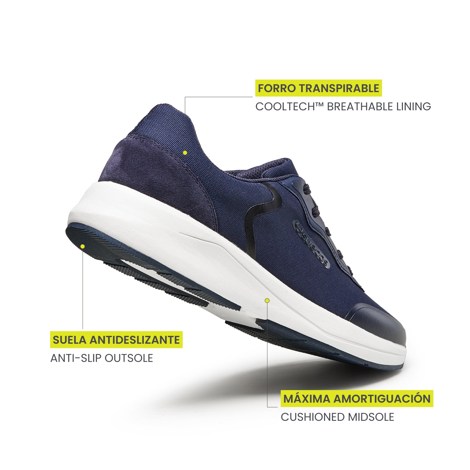 Zapatillas Vinter Azul Marino