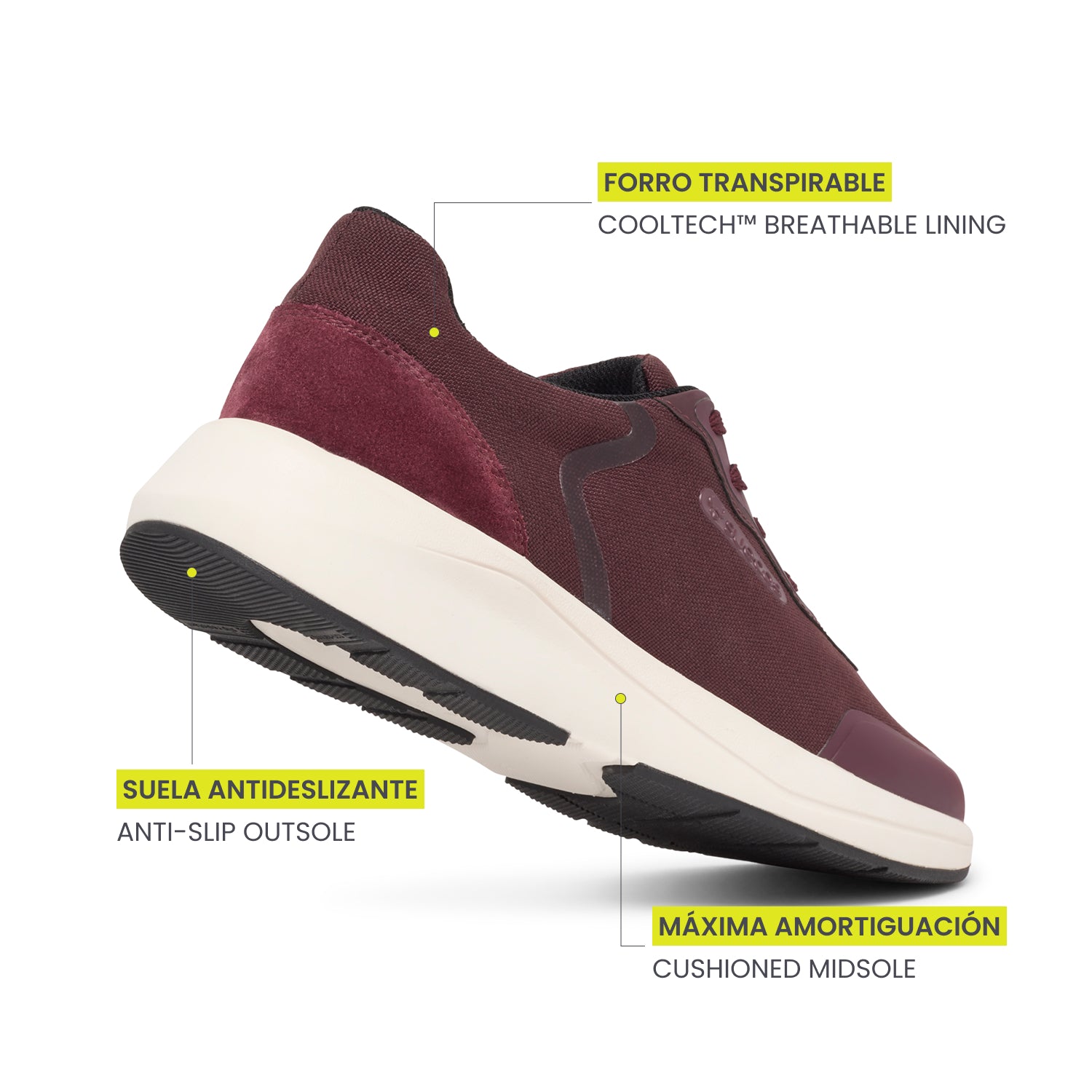 Zapatillas Vinter Burdeos